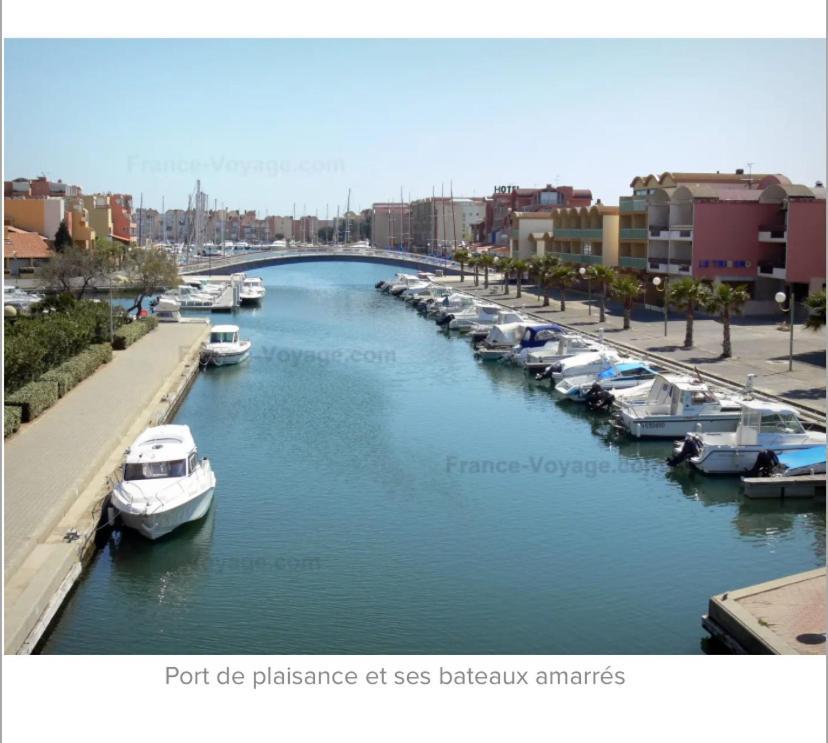 L Appart D Ange 1 Idealement Situe 37M2 Entre Port Et Village Gruissan Exteriör bild